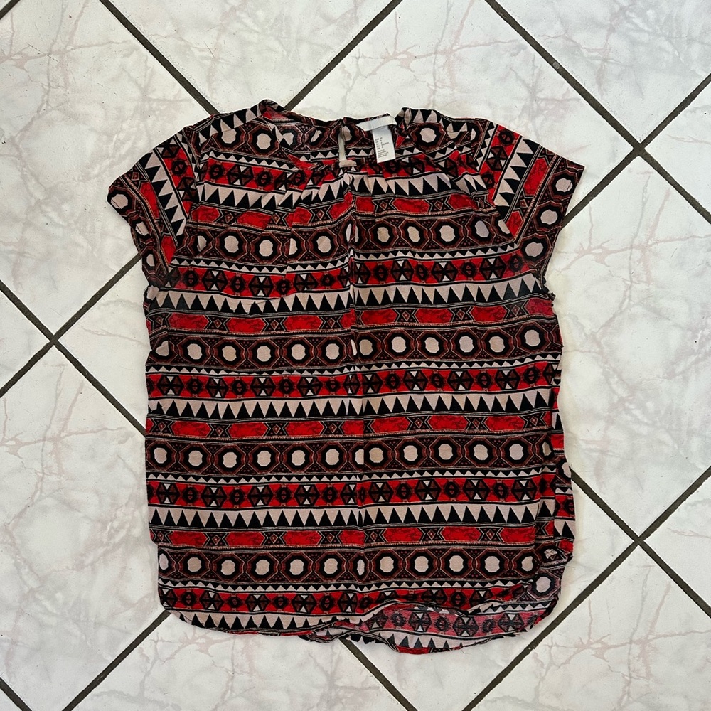 H&M patterned blouse